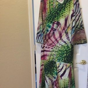 Ashro Bell Sleeve Mermaid Maxi Dress SZ 18